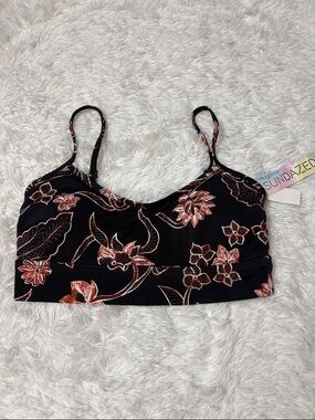 NWT Sundazed Gianna Swim Bikini Midline Floral Top Size M